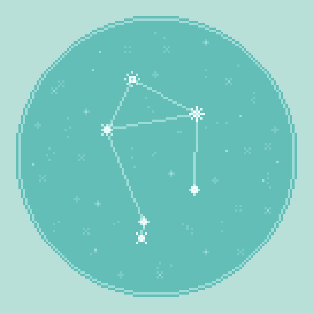 SP8CEBIT Pixel Zodiac: Libra (September 23rd-October 22nd)